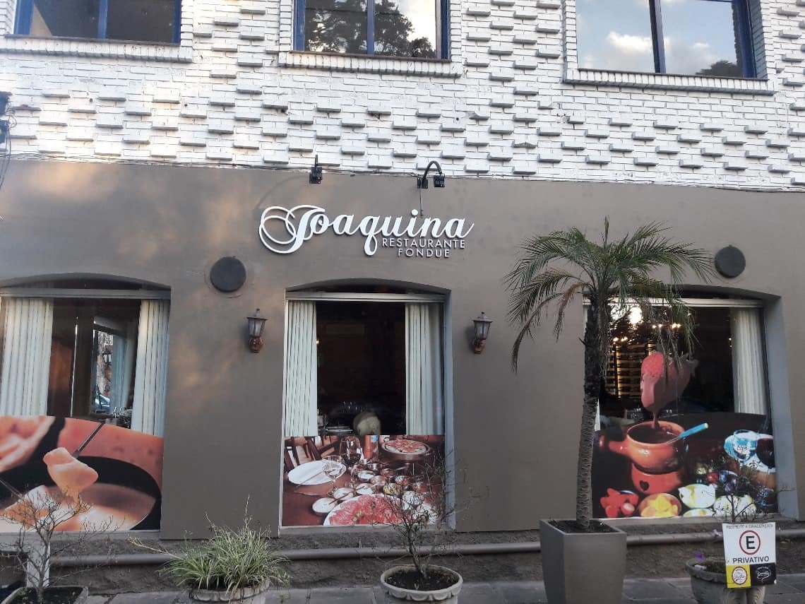 Fachada real do Joaquina Restaurante Fondue