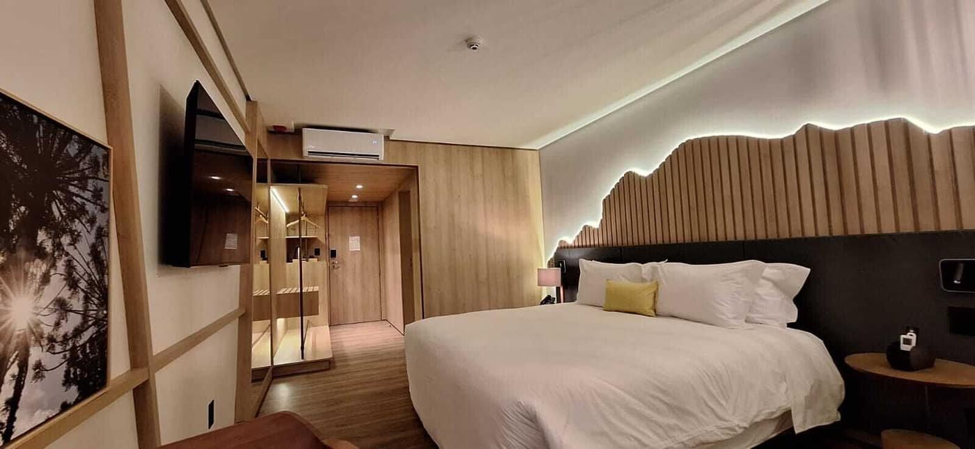 Quarto Standard King real do DoubleTree by Hilton Caracol Canela